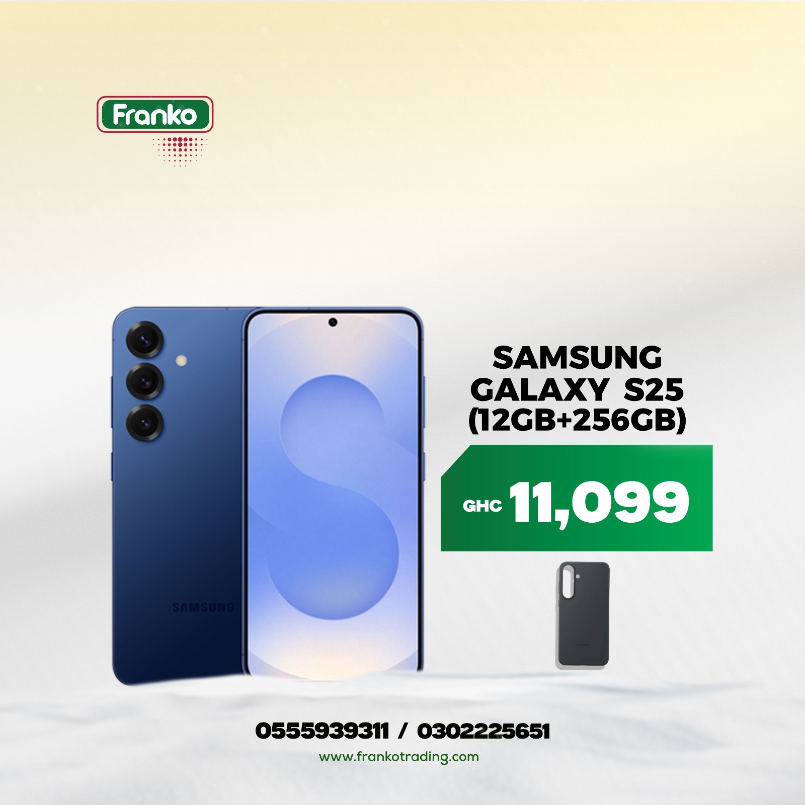 Samsung Galaxy S25 (12GB + 256GB) - Plus Free Phone Cover